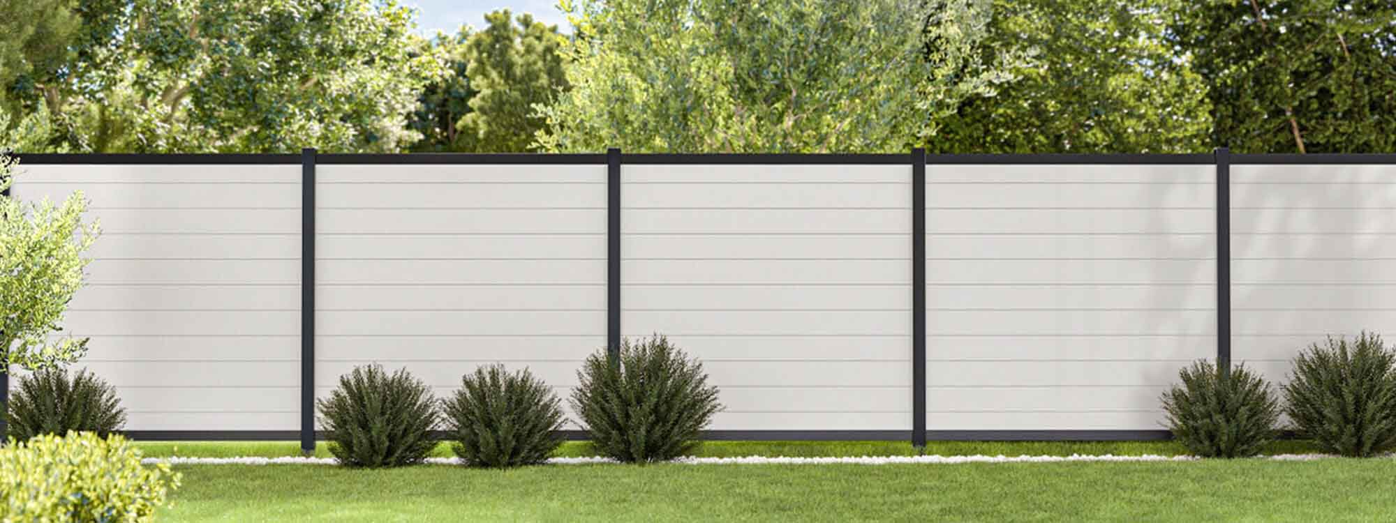 Mixed Material Fences in Garden City by Anvil Fence Company